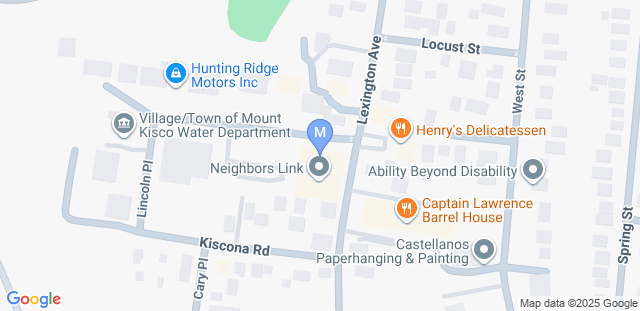 Map to Machado Muay Thai Mt. Kisco